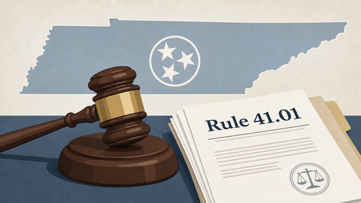 How Tennessee Courts Handle Voluntary Dismissal Under Rule 41.01