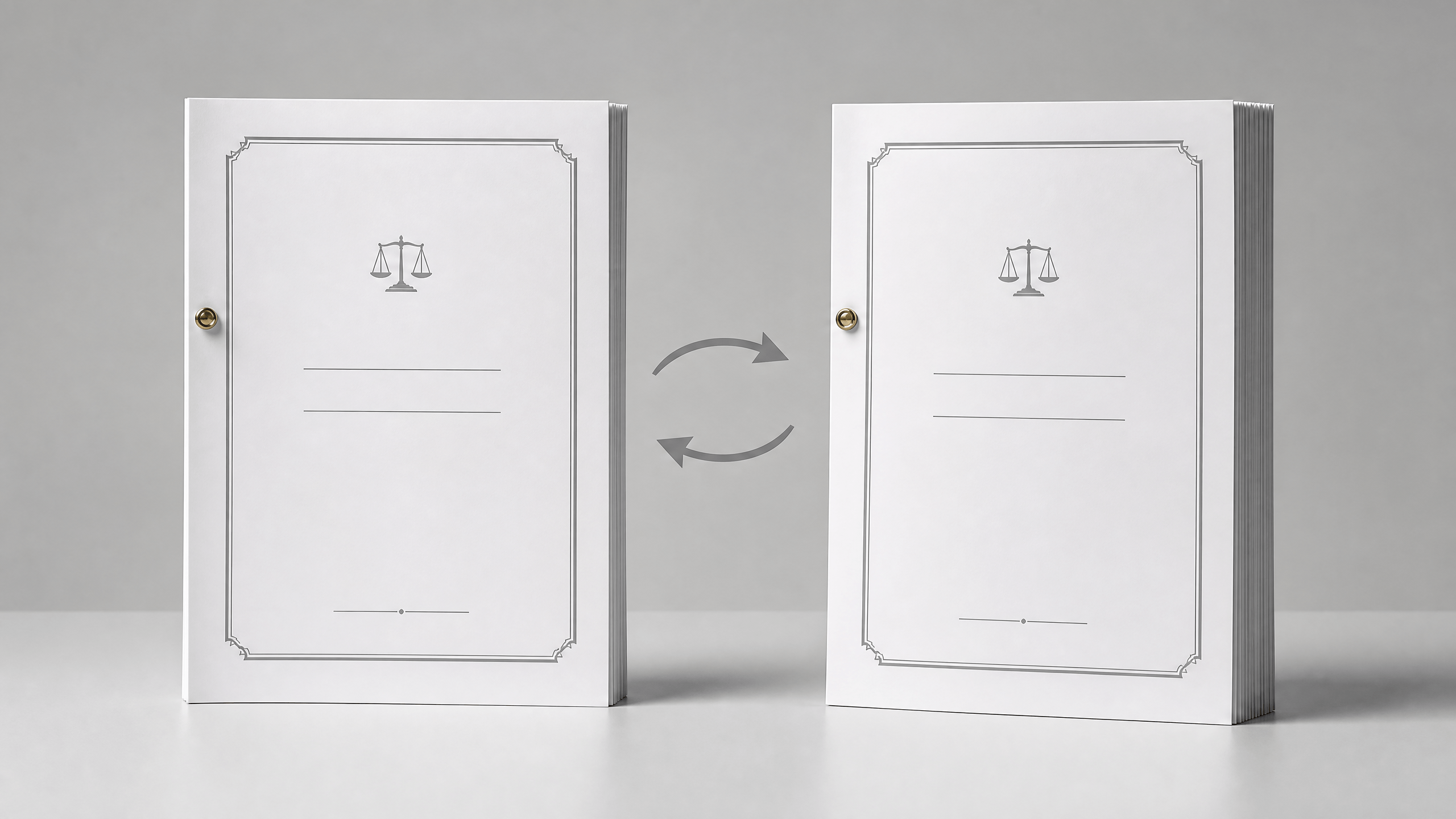 A response brief next to a motion, illustrating the exchange of arguments in court.